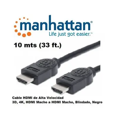 Cable Manhattan HDMI v1.3 m-m 10.0m