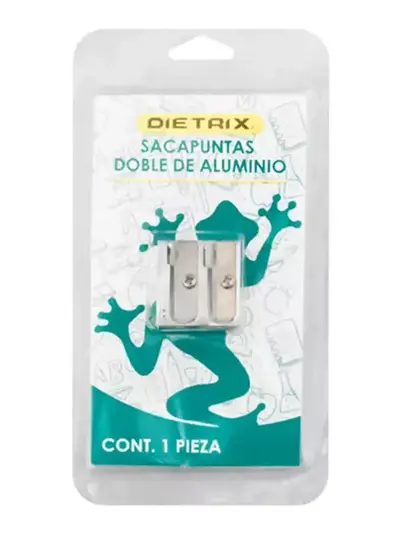 Sacapuntas doble aluminio Dietrix