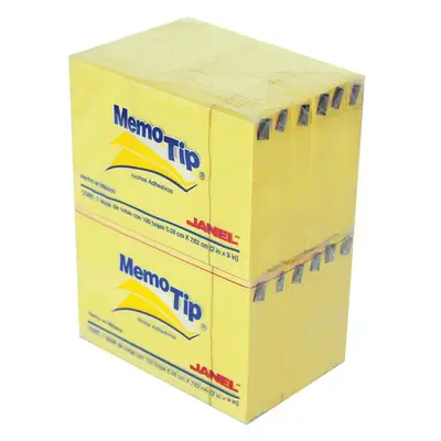 Notas adhesivas Memo Tip amarillo 2x3