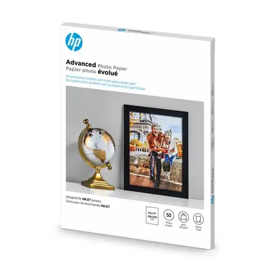 HP Papel fotográfico avanzado.