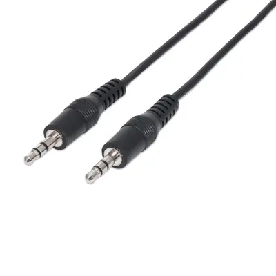 Cable Audio, Manhattan, 334594, Estereo 3.5MM M-m 1.8M Negro