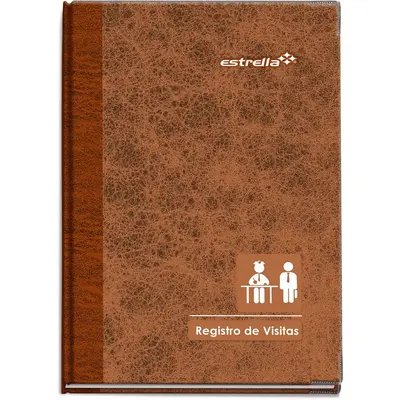 Libro de registro de visitas estrella