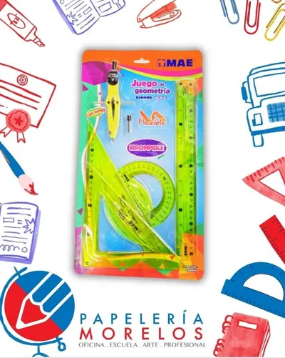 Juego de Geometría marca MAE Chico