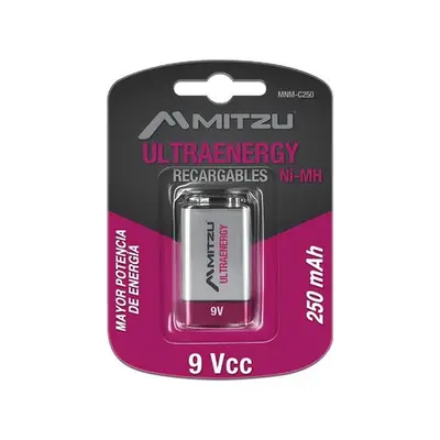 Pila recargable MITZU Ultraenergy 9Vcc