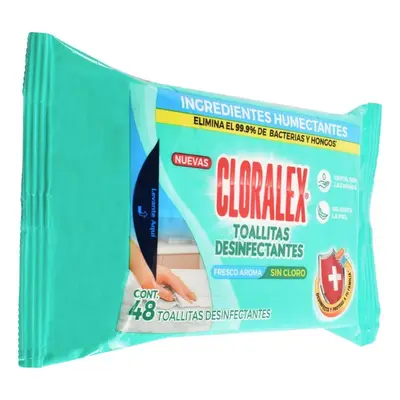 Toallas Cloralex desinfectantes c/48.