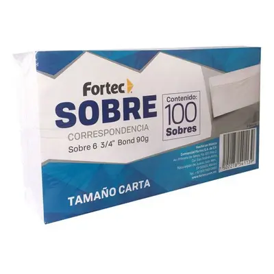 Sobre correspondencia blanco Fortec