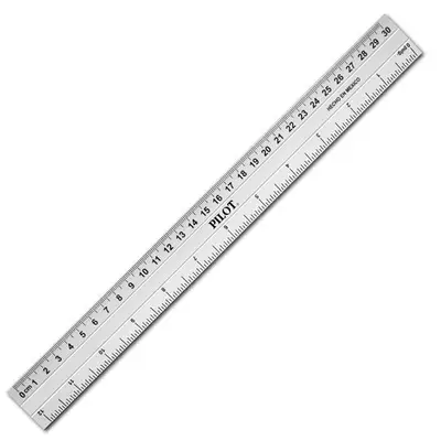 Regla Metalica de Aluminio 30 CM