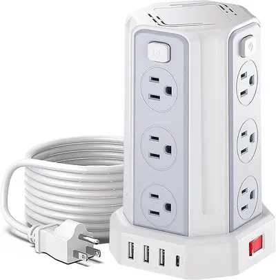 Regleta Multicontacto Smallrt 12 Enchufes 4 USB