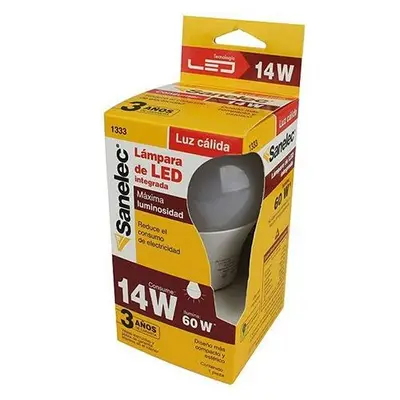 Foco led santul 14 w luz cálida santul