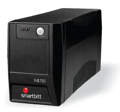 No-break Interactivo Smartbitt SBNB750 750 VA / 375 W, Clavija Nema 5-15P, 6 Contactos, Tipo Nema 5-15R, Todos con Respaldo de Baterias, Regulacion y Supresion de Picos.