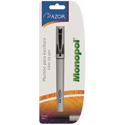 Plumón ultra fino Monopol 0.5 mm color rojo