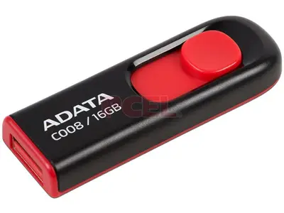 Memoria USB Adata 16GB Negra Rojo