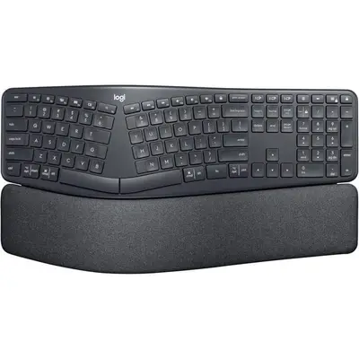 Teclado Logitech Ergo K860 Inalámbrico Receptor Unifying Grafito