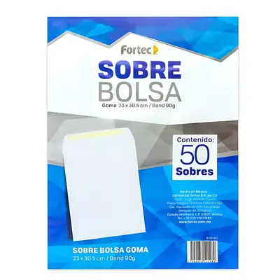 Sobre blanco engomado Fortec radiografía