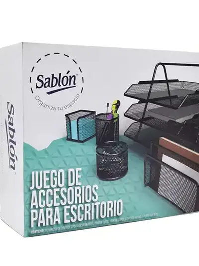 Juego de escritorio Sablón malla