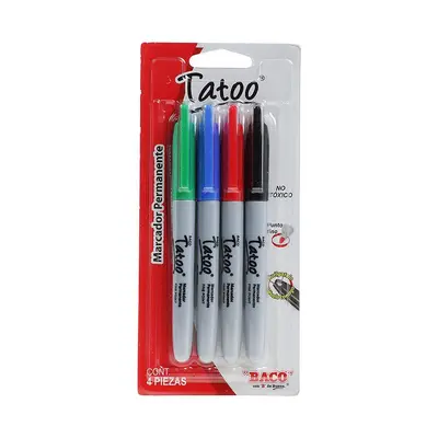 Marcador permanente BACO Tatoo punto
