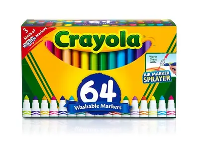 Marcadores crayola lavables jumbo tips