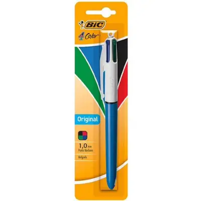 Bolígrafo 4 colores fun BIC original