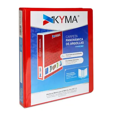 Carpeta panorámica KYMA carta color menta