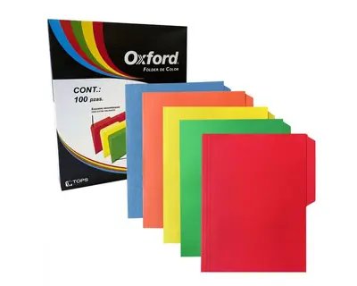 Folder para documentos Oxford carta colo