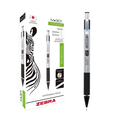 Portaminas ZEBRA M-301 punto fino 0.5 mm