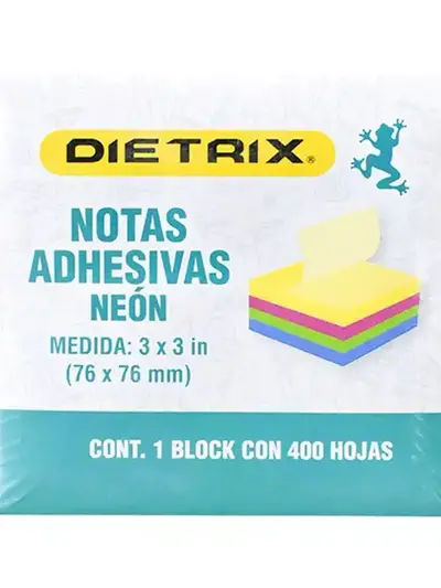 Notas Adhesivas Dietrix Mix Neon 3X3 In