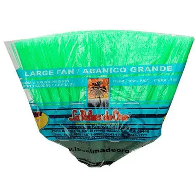 Escoba tipo abanico Palma de oro