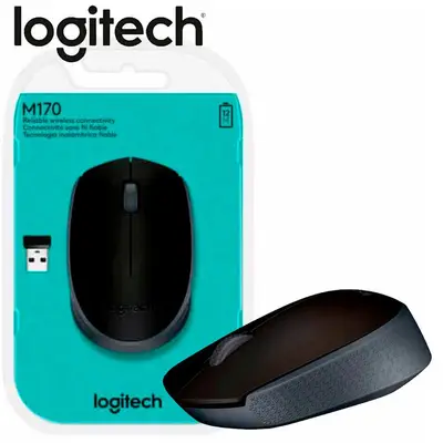 Mouse Logitech M170 Inalámbrico Negro