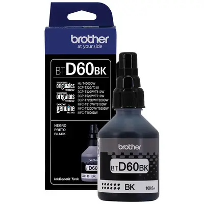 Botella brother tinta color negra