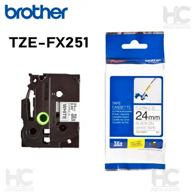 Cinta Laminada Brother TZEFX251G