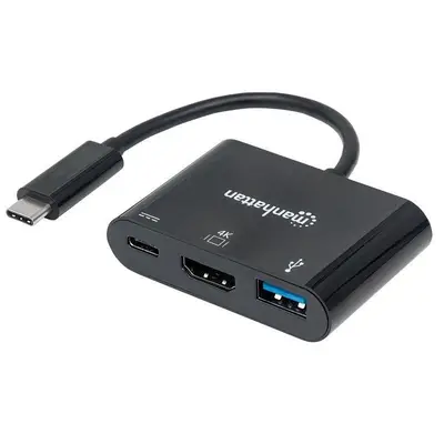 Convertidor USB Tipo C a HDMI Manhattan
