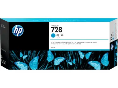 HP728 300-ml Cyan DesignJet Ink