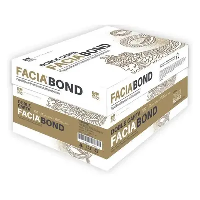 Caja de papel bond Facia tamaño doble