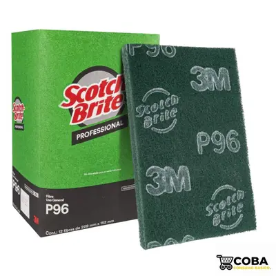 Fibra verde Scotch-Brite 3M tamaño popular MN900122248 de uso doméstico, 1 pieza