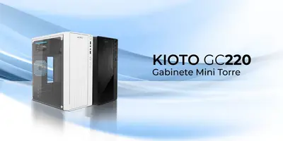 Gabinete Acteck Kioto GC220 / Micro ATX Slim / Micro ATX, Mini ITX / Fuente 500W / Panel Acrilico, Metal / Negro / AC-933063