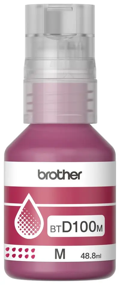 Botella de tinta Brother BTD100M