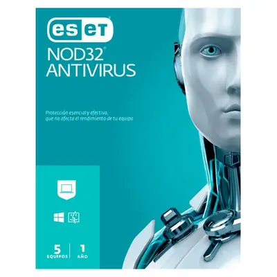 Licencia Física ESET NOD32 5 LIC 1 AÑO