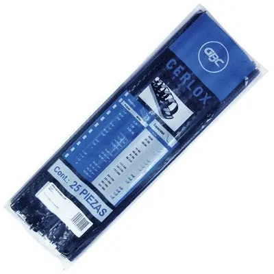 Gusano cerlox GBC plástico negro 5/8 " G