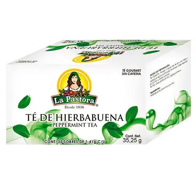 Té de hierbabuena LA PASTORA caja
