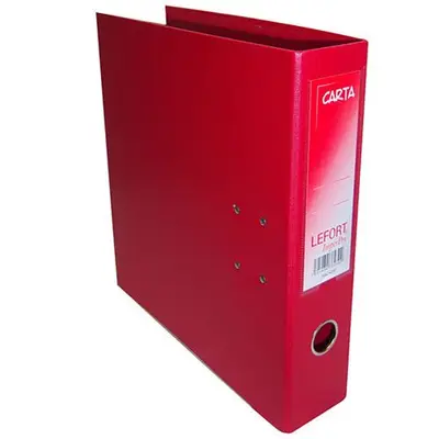 Registrador Lefort carta color rojo