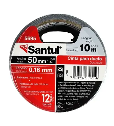 Cinta para ducto santul para ducto 10 m
