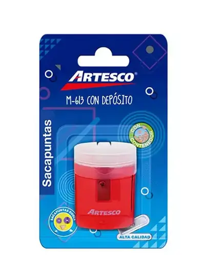 Sacapuntas plástico simple Artesco