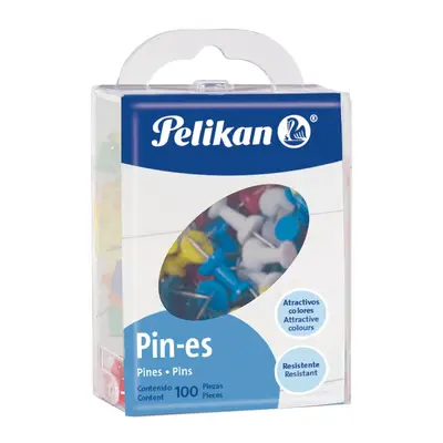 Pines de acero Pelikan con cabeza de plá