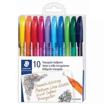 Bolígrafo mediano triangular Staedtler
