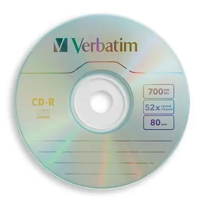 Disco Verbatim CD-R 52X 700MB TORRE