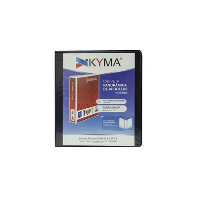 Carpeta panoramica KYMA carta azul
