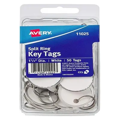 Identificador de llaves AVERY color blanco
