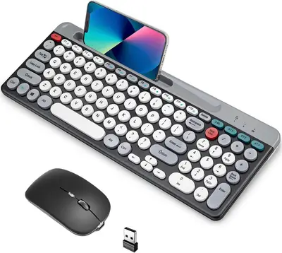 Kit De Teclado Y Mouse Inalámbrico Multi