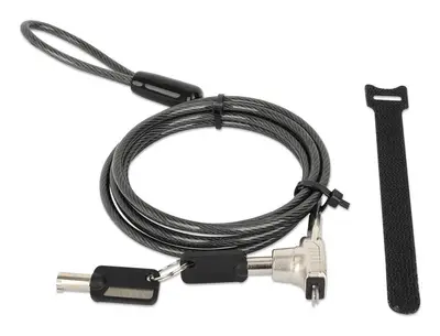 Candado Laptop, Manhattan, 440486, Nano Llave 1.8MTS Gris