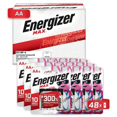 Pila alcalina Energizer Max AA blister